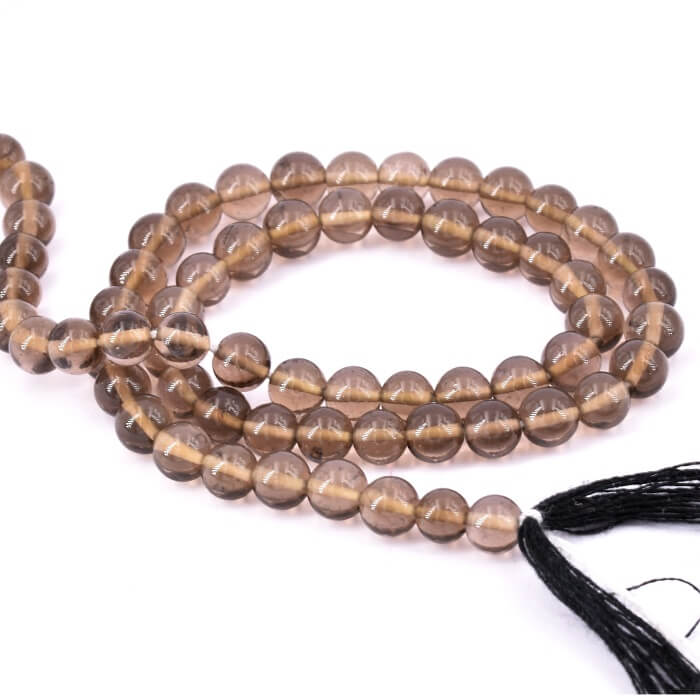 Lot De 10 Perles En Quartz Fumé Boules 6mm - Marron Transparent, Marque Homemade, EAN 4558550035127, Neuf