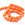 Vente au détail Perles rondes Aventurine orange 8mm sur fil 38 cm 45 perles (1 fil)