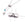 Grossiste en Perle noeud 3 trous laiton platine avec zircon 13x5mm - Trou 1mm (1)