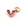 Vente au détail Pendentif coeur laiton doré et zircon fuchsia 7.5x6mm et anneau -Trou: 1.5mm (1)