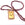 Grossiste en Pendentif rectangle scapulaire doré zircon rose fuschia 22x17mm (1)