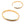 Vente au détail Bracelet jonc ovale en acier inoxydable doré - 51x61mm (1)