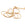 Grossiste en Collier chaine serpent ronde acier inoxydable doré 40+5cm - 1mm (1)