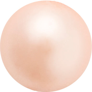 Perle nacrée ronde Preciosa Peach - Pearl Effect - 12mm (5)