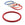 Grossiste en Bracelet jonc en résine rouge 6mm - 68mm diamètre intérieur (1)