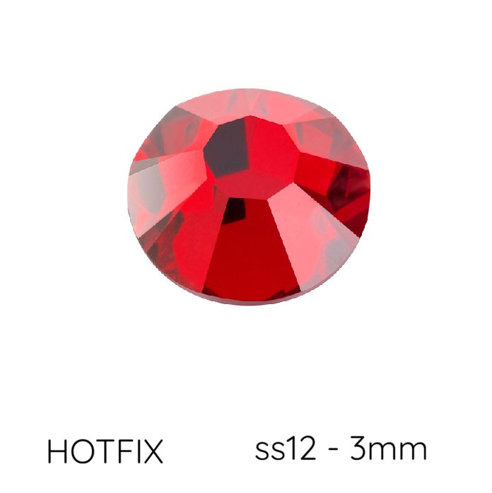 Strass Hotfix Preciosa Light Siam - ss12-3mm (80)