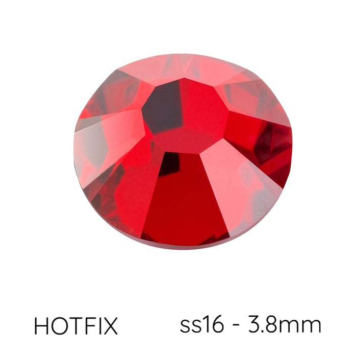 Strass HOTFIX Preciosa Crystal Light Siam- ss16-3.8mm (60)