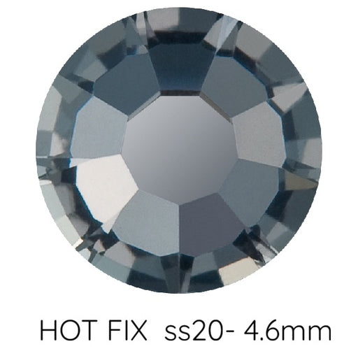 Strass Hotfix Preciosa Crystal NightFall - ss20-4.6mm (60)