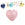 Grossiste en Pendentif coeur à facettes en quartz rose 13mm - Trou: 1mm (1)