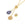 Grossiste en Perles fermoir coulissantes en acier doré or, 6x3mm trou 2mm (2)