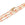 Grossiste en Collier Chaine Acier Doré 45cm - 2x1.5x0.2mm et Email Orange 45cm (1)