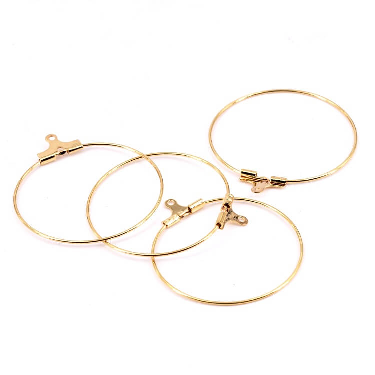 50 Plateaux Pendentifs Ronde Lunette 20mm Acier Inoxydable Antique Bronze - Bijoux