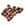 Vente au détail Perles Rondes en Bois Naturel 8mm - Trou: 1.5mm (50)