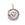 Grossiste en Pendentif, Médaille Ronde Coeur Plaqué Couleur Argent Vieilli 24mm (1)