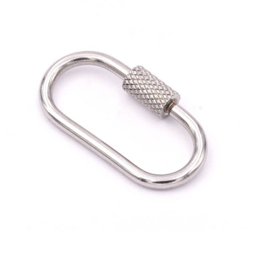 Achat Fermoir à Vis Ecrou Bijou Pendentif Connecteur Acier Inoxydable 25x14x3mm (1)