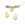 Grossiste en Breloques Charms Rond Perlé Soleil Fantaisie Doré - 9x7mm (4)