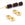 Grossiste en Perles heishi bicone baroque laiton doré or fin qualité, 6,5x3,5mm, Trou: 1,5mm (4)