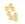 Grossiste en Perles Rondelles Heishi Bicones Perlées Plaqué Doré Qualité 5x3mm, Trou: 1,1mm (10)