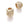 Vente au détail Perle Polygone Facettes Sertis de Zircons Laiton doré or fin Qualité 6,5mm (1)