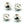 Vente au détail Perles Heishi Bicones Perlées Laiton Argenté 4x5mm, Trou: 1,1mm (20)