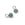 Vente au détail Mini Charms Pendentifs Rond Amazonite Serti Argent 925 - 9x5mm (2)