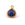Grossiste en Pendentif Goutte Facettes Lapis Lazuli Sertis Laiton Doré Or Fin 11x11mm (1)