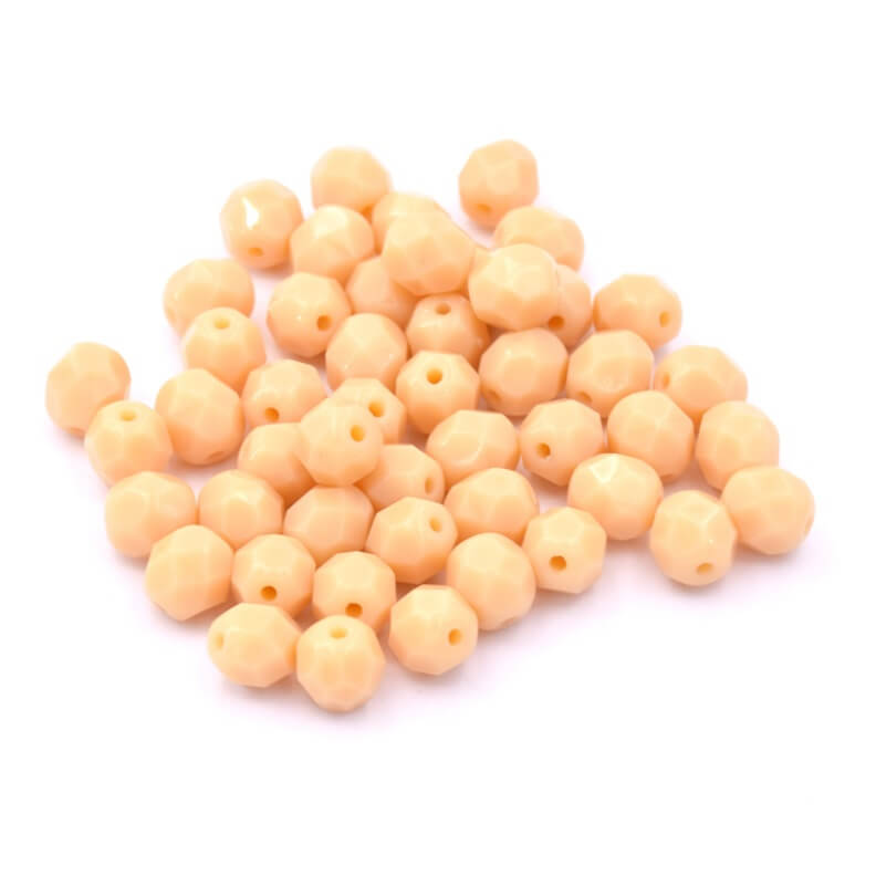 Perles En Cristal De Bohême Facettées 6mm Blanc Opale AB - Lot De 25 Perles Pour Bijoux DIY