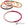 Grossiste en Bracelet Jonc Corne Laqué Rouge Viva Magenta 65mm - Epaisseur : 3mm (1)
