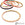 Vente au détail Bracelet Jonc Corne Feuille d'Or 65mm - Epaisseur : 3mm (1)