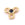 Grossiste en Connecteur trio en Laiton Doré Qualité et Zircon Bleu 6.5x7mm- Trou : 1.4mm (1)