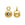 Vente au détail Perle Coulissante Gold Filled - 4mm - Trou 0.5mm (1)