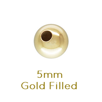 Achat Perle ronde en GOLD FILLED 5mm (4)
