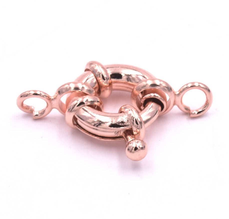 50 Perles En Métal Aluminium Doré Forme Fleur Rose 7mm - Pour Création Bijoux