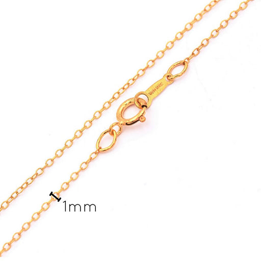 Achat Chaine Extra Fine Gold Filled 1mm- 45cm (1)