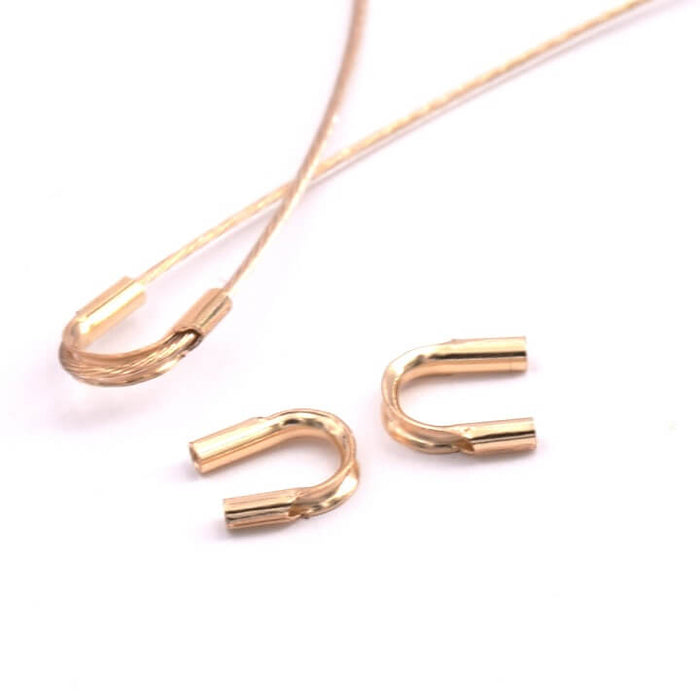 Protèges Fils cables Gold Filled 4.5mm diam fil : 0.53mm (2)