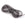 Vente au détail Cordon Métallique et Polyester Noir Brillant 1mm (2m)
