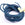 Vente au détail Cordon en cuir torsadé bleu Touareg artisanal (50cm)