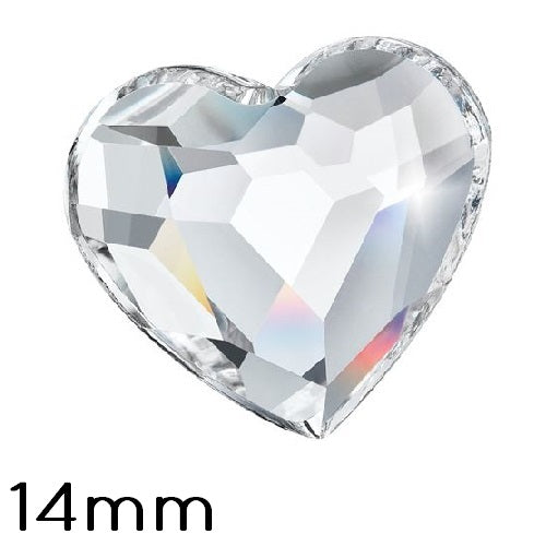 Achat Strass à coller Preciosa Coeur Crystal 00030 - 14mm (4)