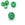 Grossiste en Perle de Murano Ronde Vert et Argent 6mm (1)