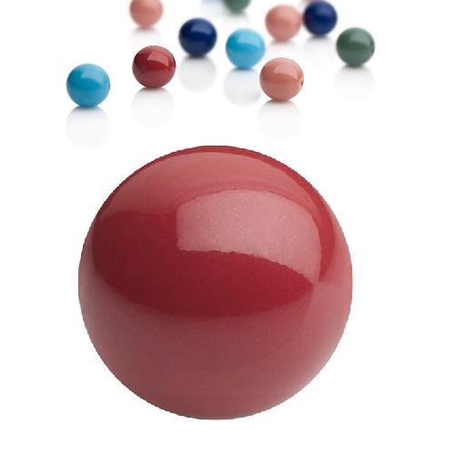 Achat Perles Laqués Rondes Preciosa Cranberry 6mm (20)