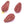 Grossiste en Perles en Verre de Bohême Goutte Rouge Opaline et Bronze 13x7mm (4)