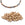 Vente au détail Perles en Verre de Bohême Doré Champagne Mat 3.8x2mm - Trou: 0.8mm (10g)
