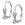 Grossiste en Attache Boucles d'oreilles design coquillage argent 925 17mm (2)