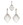 Vente au détail Breloque Coeur Plat Avec Anneau Argent 925 3,5mm (2)