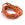 Vente au détail Cordon de Soie Naturelle Teinture Main Orange Sienne 2mm (1m)