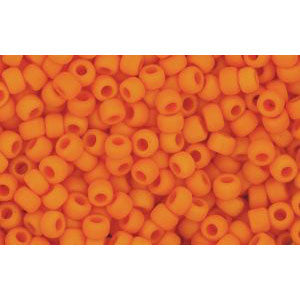 Achat cc42df - perles de rocaille Toho 11/0 opaque frosted cantelope (10g)