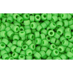 Achat cc47f - perles de rocaille Toho 11/0 opaque frosted mint green (10g)