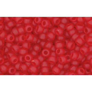 Achat cc5bf - perles de rocaille Toho 11/0 transparent frosted siam ruby (10g)