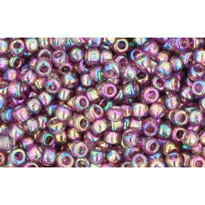Achat cc166b - perles de rocaille Toho 11/0 transparent rainbow medium amethyst (10g)