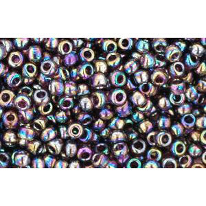Achat cc166c - perles de rocaille Toho 11/0 transparent rainbow amethyst (10g)
